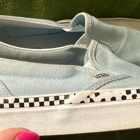 Vans sneakers light blue slip on - Picture 8 of 11